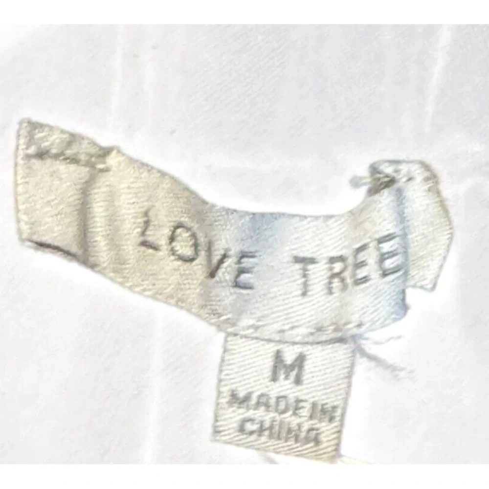 Love Tree Women's Shorts 100% Tencel Belted Button Front High Black Medium NWT‎